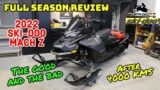 Reviewing the Fleet Part 3 of 3! | 2022 Ski-Doo Mach Z 900 TurboR After 4000 KMs | Good and Bad!