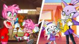 Rich Mom Blaze VS Poor Mom Amy – Who Is The Best Mom? | Sonic's Life Animation | SamStory