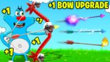 Roblox Oggy Become Strongest Archer In Bow Simulator With Jack | Rock Indian Gamer |