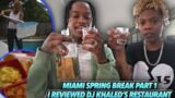 SPRING BREAK IN MIAMI Pt 1 : HILARIOUS The Licking Review (Dj Khaled Restaurant)