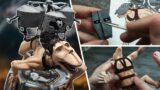 Sculpting CART TITAN with turrets *** Attack on Titan *** Clay Tutorial