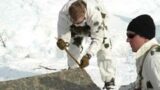 Sky Soldiers Build Arctic Survival Shelters with the Italian Army