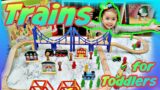 Spark Wooden Trains for Kids | Kids Toy Train Set | Video for Toddlers | Trains, Toys, Cars, Kids