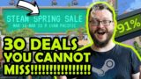Steam Spring Sale 2023! ULTIMATE List of 30 Best Deals!