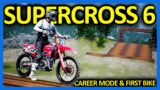 Supercross 6 Career Mode : BUYING OUR FIRST BIKE!! (Supercross 6 Gameplay)