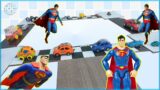 Superman to the Rescue! Helping Cars in Trouble with Awesome Toys | Superman toys cartoon #ktp #kids