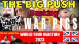 THE BIG PUSH – War Pigs – BLACK SABBATH cover – Street busking (World Tour Reactions 2023 – UK)