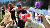 THEY TRY TO STEAL THE NERF ARSENAL! And kidnap me…