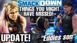 THINGS YOU MIGHT HAVE MISSED! WWE SMACKDOWN! REY MYSTERIO HALL OF FAME! ALEXA BLISS UPDATE!
