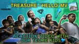 TREASURE – HELLO MV REACTION (Reaction Video With TEUME Kids) Vlog 08 #TheFifthVlogs | Emman Molino
