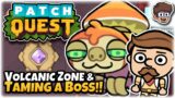 Taming a BOSS & Volcanic Zone!! | Bullet Hell Monster Taming Roguelite | Patch Quest 1.0