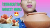 Terracotta Big Matki//Big Dahi Handi//Biggest Clay Pot//Eating Show//Eating Food//Foodie//Asmr//