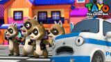 The Five Raccoon Cause Trouble | Tayo Rescue Team Song | Brave Cars | Tayo the Little Bus
