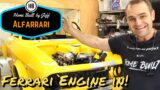 The engine is in! – Ferrari engined Alfa 105 Alfarrari build part 168