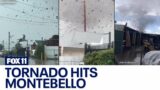 Tornado rips through Montebello, damaging multiple buildings