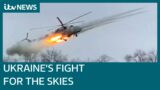 Ukraine's air attack on the Russian front line as they push to win the battle of the skies| ITV News