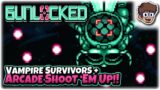 VAMPIRE SURVIVORS AS AN ARCADE SHOOT 'EM UP!! | Let's Try: Gunlocked
