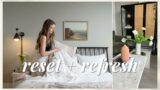 VLOG: reset + refresh my life and home with me :-)