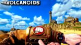 Volcanic Island Survival Day One | Volcanoids Gameplay