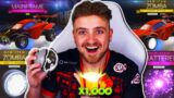 *WOWWW* I Got Sent a REAL LIFE Rocket League Crate + 1,000 GOLDEN GIFT 22 OPENING HIGHLIGHTS?!