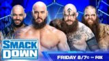 WWE SMACKDOWN BRAUN STROWMAN AND RICOCHET VS THE VIKING RAIDERS FULL MATCH