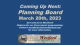 Westford, MA – Planning Board, March 20th, 2023