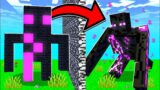 What I CREATE Comes To Life in a MINECRAFT MOB BATTLE!!!