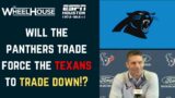 Will the Panthers trade to #1 force the Houston Texans to TRADE DOWN from #2!?