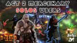 (World First?)Act 2 Merc SOLOS Ubers: Only Merc Attacks/Kills! Full Breakdown – Diablo 2 Resurrected