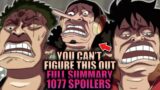 YOU WILL NEVER FIGURE THIS OUT… (Full Summary) / One Piece Chapter 1077 Spoilers