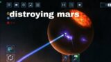 distroying mars in system smash in mobile (ARBI GAMERZ)#planet smash#mars#games
