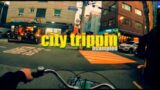 "City Cycle with Lofi Hip Hop and Ambient Beats: Relaxing and Atmospheric Urban Exploration"