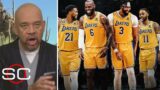 "With this death line up ..Lakers can survive without LeBron" – Wilbon on Lakers' playoffs hope