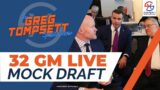 32 GM Live Mock Draft – The Greg Tompsett Sports Show – Ep 10