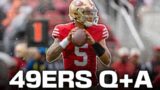 49ers Q+A: Happy Hour with David and Margo on Trey Lance, Brock Purdy, Sam Darnold and more