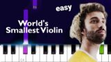 AJR – World's Smallest Violin EASY PIANO TUTORIAL