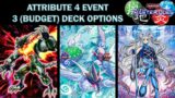 ATTRIBUTE 4 EVENT BUDGET TOP TIER DECKS TO USE – Yu-Gi-Oh! Master Duel