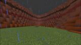 Adding stripes of colored terracotta to the back of the mountain (part 2) | Minecraft