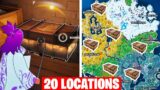 All Attack on Titans chest locations in Fortnite – ODM gear Mythic fortnite