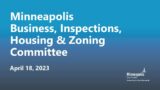 April 18, 2023 Business, Inspections, Housing & Zoning Committee