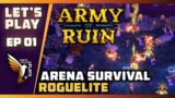 Army of Ruin | GamePlay | Let's Play (Arena Survival Roguelite!) – Exploring the Graves – Ep1
