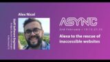 Async: Alexa to the rescue of inaccessible websites