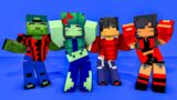 BLOOD POP CHICKEN WING MEME RED WEREWOLF APHMAU, AARON AND ZOMBIES – MINECRAFT ANIMATION #shorts