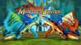 BLUE AND RED DRAGON MONSTER HUNTER STORIES GAMEPLAY