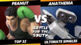 Battle for the South – Peanut (Little Mac) Vs. Anathema (ROB) Smash Ultimate – SSBU