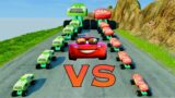 Big & Small Chick Hicks vs Big & Small Mater vs DOWN OF DEATH – BeamNG.drive