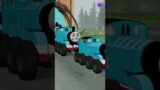 Big & Small – Thomas with BTR Wheels vs DEATH BRIDGE – BeamNG.drive #shorts
