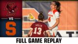Boston College vs. Syracuse Full Game Replay | 2023 ACC Women's Lacrosse