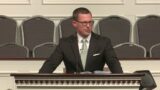 Bro. Justin Cooper preaching "We've Been Blessed with a Burden" on April 12, 2023