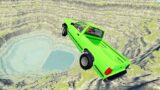 CARS VS LEAP OF DEATH #2 | EXTREME CAR CRASHES | BeamNG DRIVE